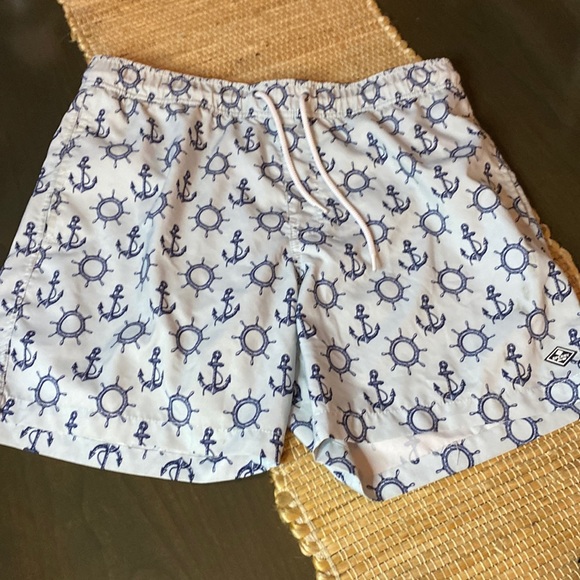 Sperry Anchor Light Blue Swim Shorts Size XXL - Picture 1 of 8